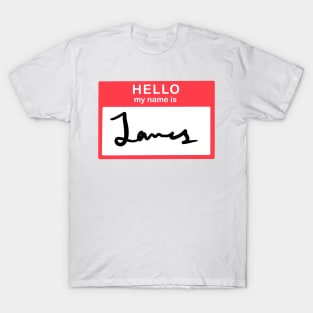 Hello, my name is James T-Shirt